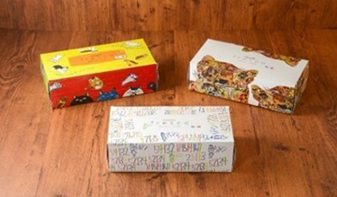 Tissue Box (sales ended): Welfare Facility Ponpon (Hiroshima Prefecture)