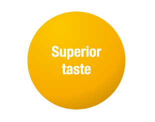 Superior taste