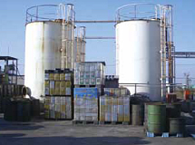 Waste oil recycling plant