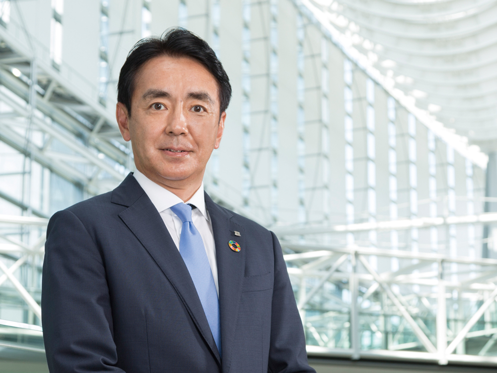 President and CEO, Representative Director, Chairman of the Board Sadanobu Takemasu