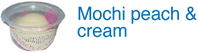 Mochi peach & cream